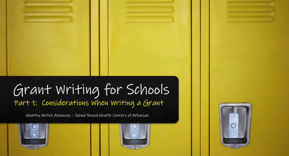 Image For Grant Writing in the Schools